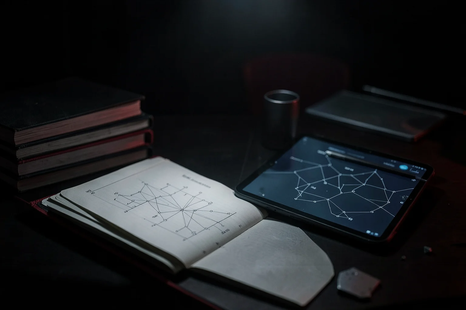 Technical notebooks and reference material for assessment planning.